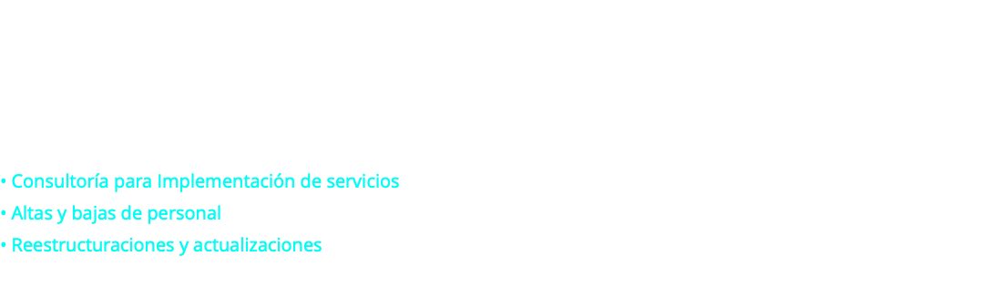 Ofrecemos una solución de gestión de tarjetas de presentación centralizada para individuos o empresas de todos los tamaños, lo que fortalece la comunicación con sus clientes y conduce a una mayor productividad. Establecemos funciones específicas a través de sus componentes adicionales para cada una de sus necesidades. Nuestro servicio incluye: • Consultoría para Implementación de servicios • Altas y bajas de personal • Reestructuraciones y actualizaciones 